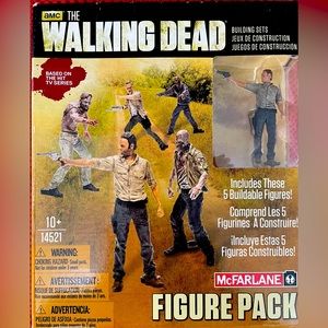 McFarlane The Walking Dead Figure Pack Construction Set, New in Sealed Box.